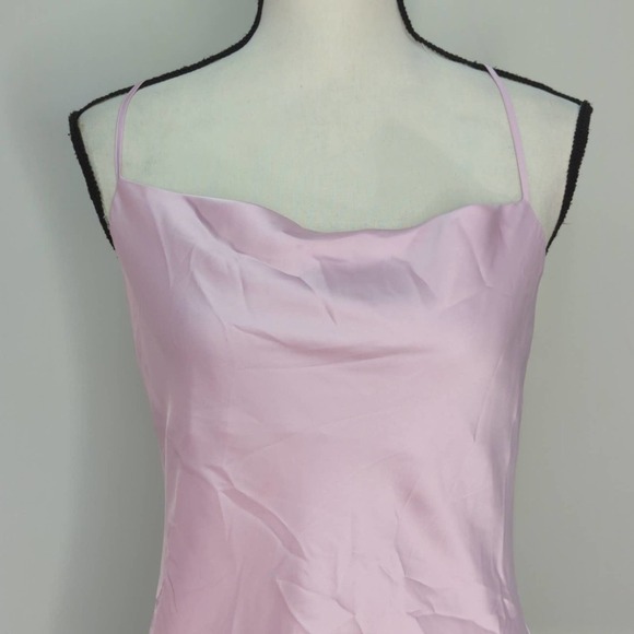 Express Womens Tank‎ Top Light Pink Drape Neck S - Picture 3 of 8